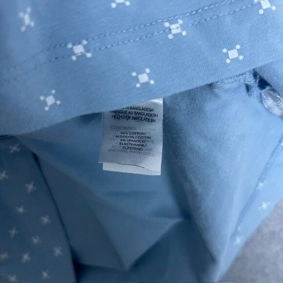 Kenneth Cole New York Men's Light Blue with White Pattern Polo Shirt Size Medium - Picture 4 of 6